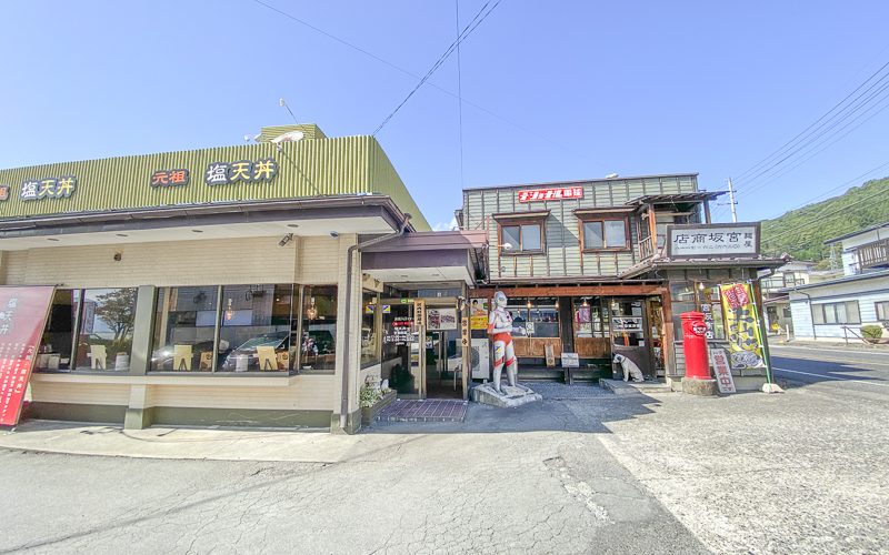 麺屋宮坂商店【長野県下諏訪町】天丼屋と併設のラーメン店